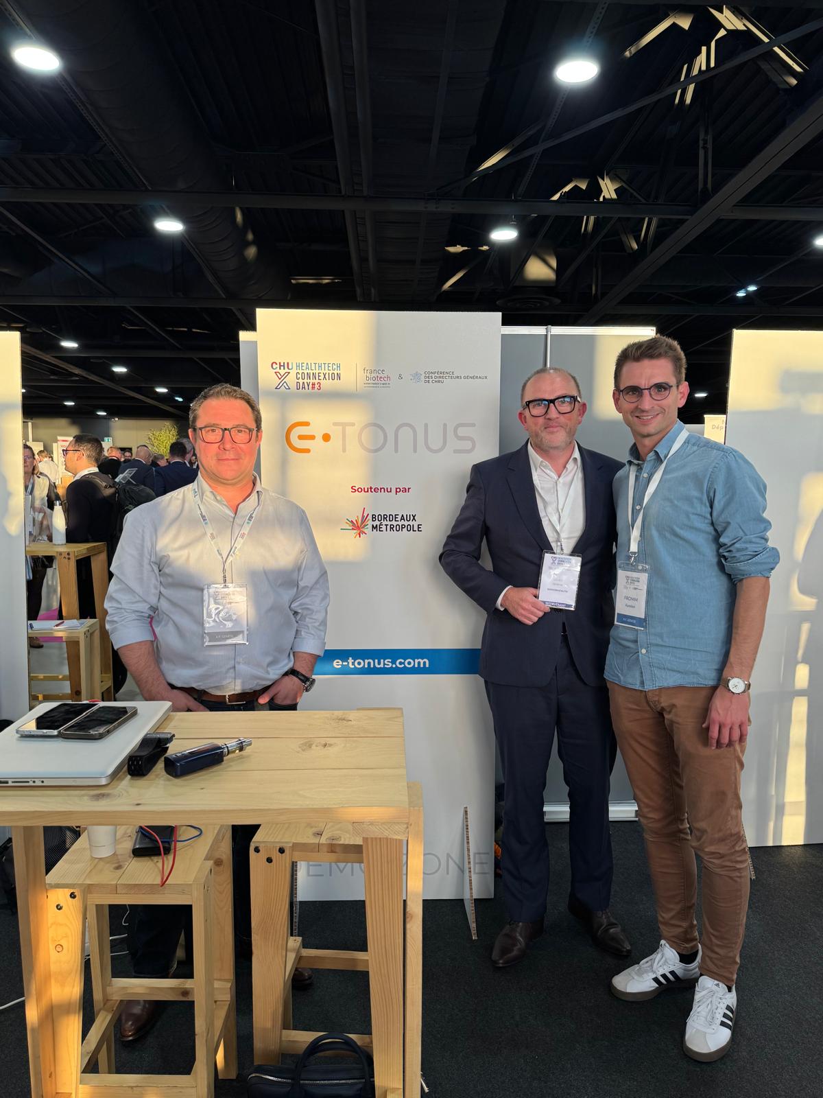 E-Tonus au CHU HealthTech Connexion 2024